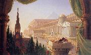Thomas Cole The dream of the architect oil painting artist